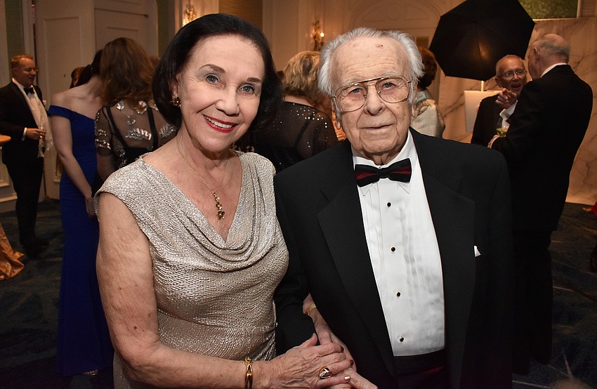 Colette Penn and Dr. George Straschnov