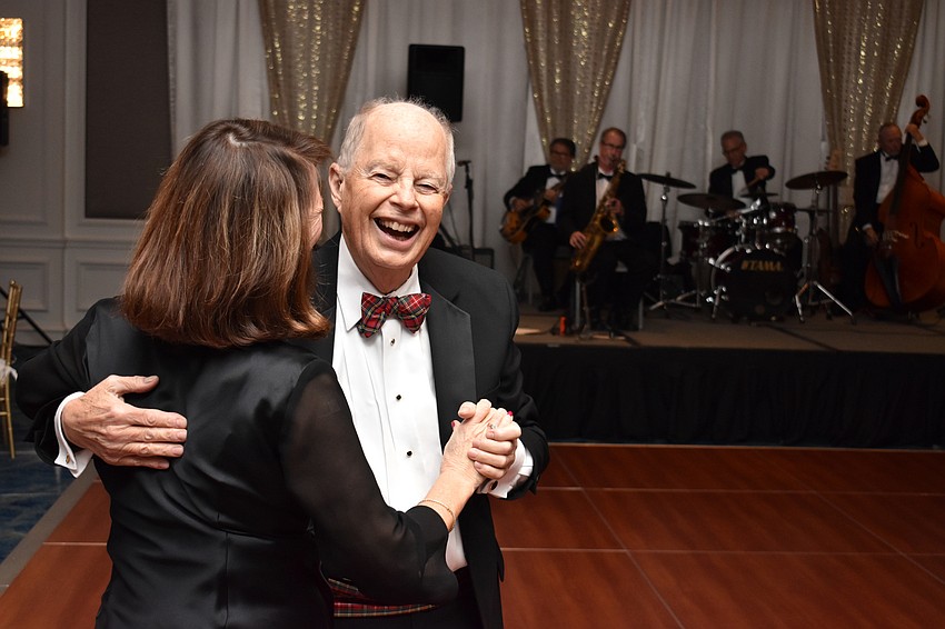 Dr. Ed Williams dances with Nancy Hewett.