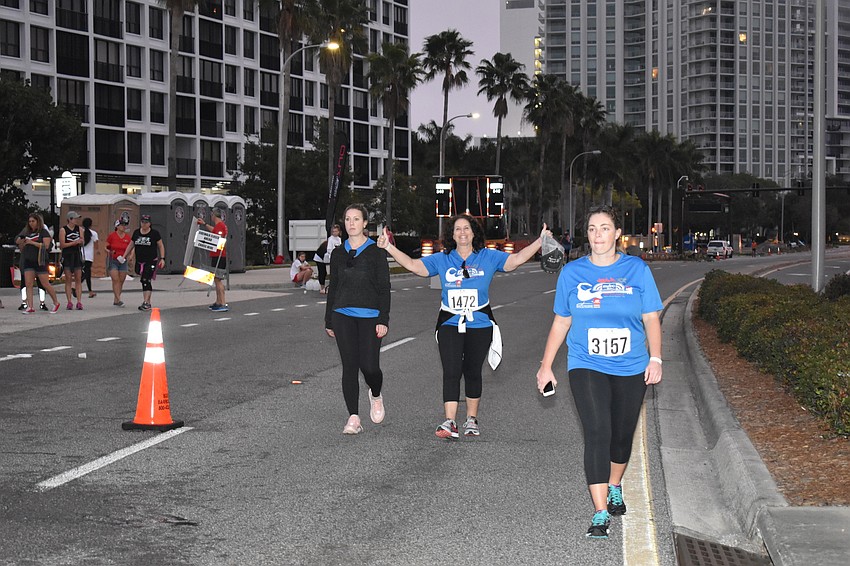 Racers who lagged behind didn't seem to mind.