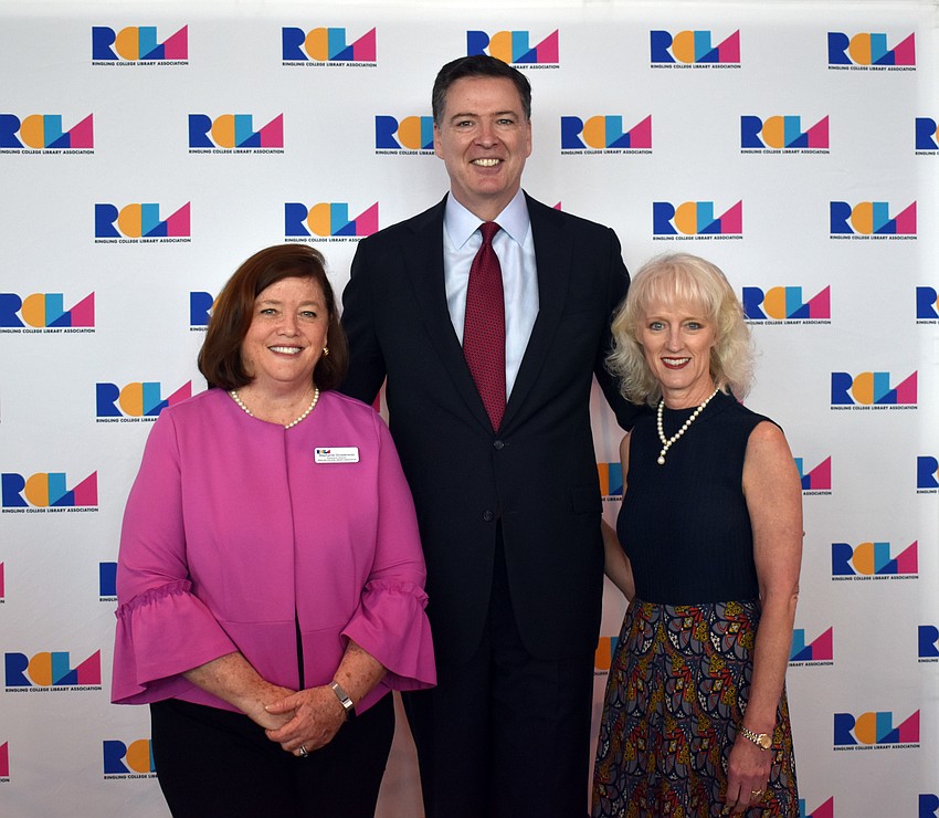 Stephanie Grosskreutz, James Comey and Mitzie Henson.