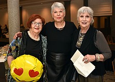 Event organizers Lynn Burton and Nancy Cohen with event chairwoman Sylvia Pastor