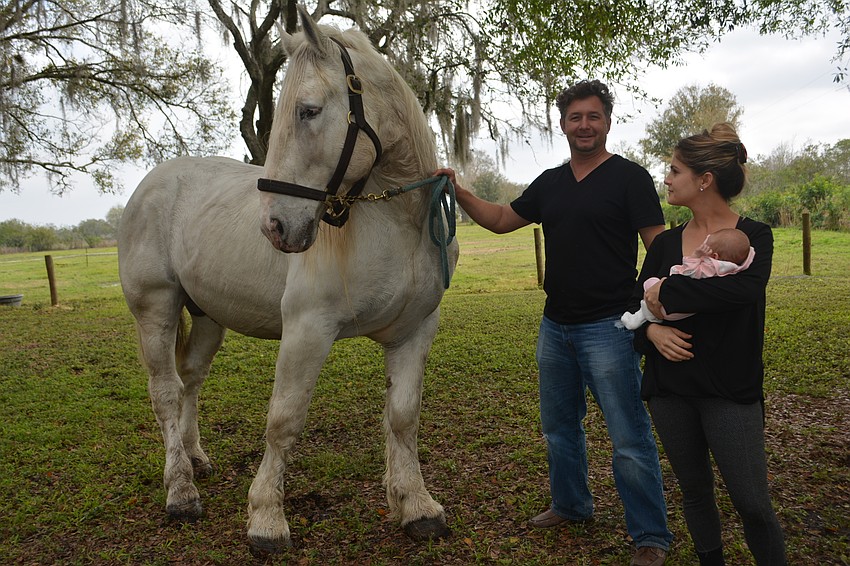 Ben Hur de Bernaville is part of the family with Olissio, Alexa and newborn Ottavia Lucia Zoppe.