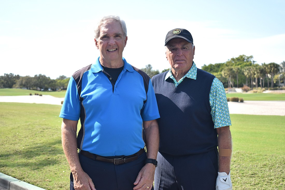 Friday organizer Frank Sulzman and original Friar member Matt Zito are two of about 50 regulars who play each week.