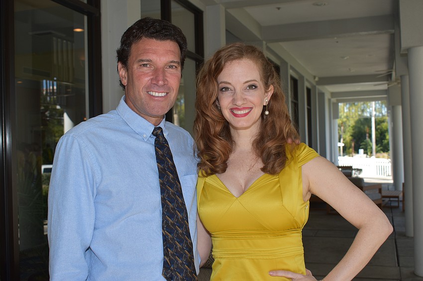 Actors Harry Lipstein and Kathryn Parks