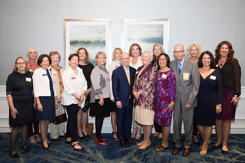 Signature Luncheon committee with Scott Hamilton