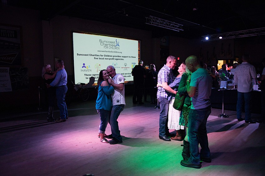 Couples slow danced to Soul Circus Cowboys.