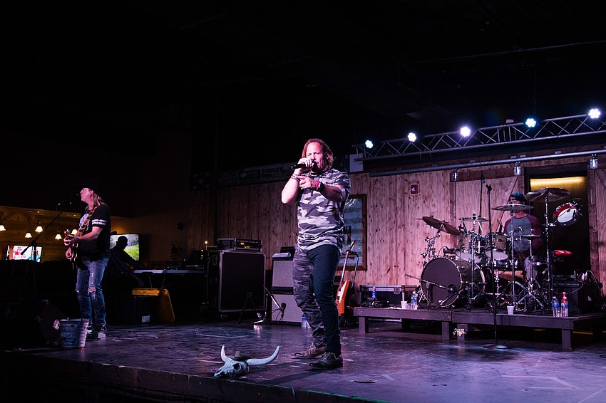 The Soul Circus Cowboys performed throughout the night.