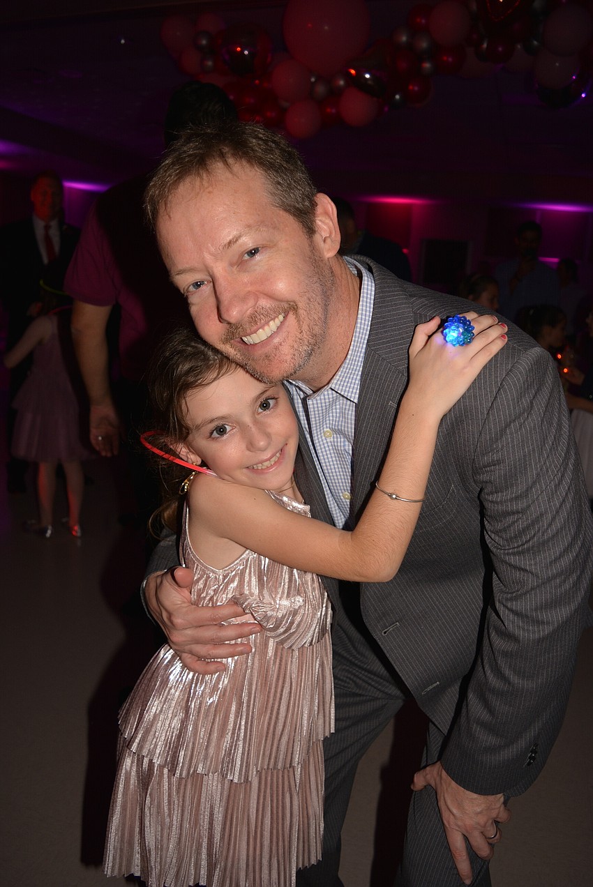 Natalie Merino, with her dad Inigo, says she likes dancing with her father and her friends.