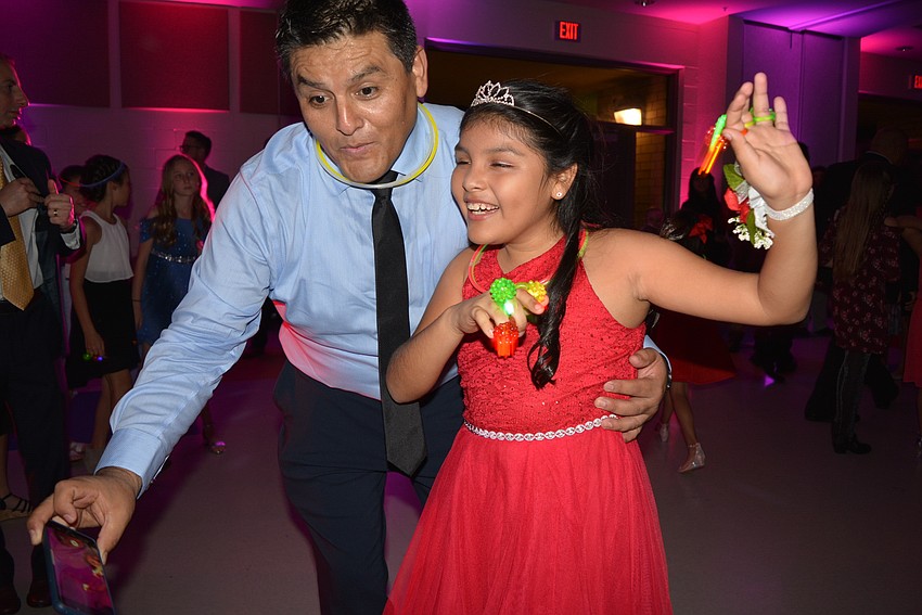 Valeri Gonzales videos himself dancing with his fourth-grade daughter Emily.