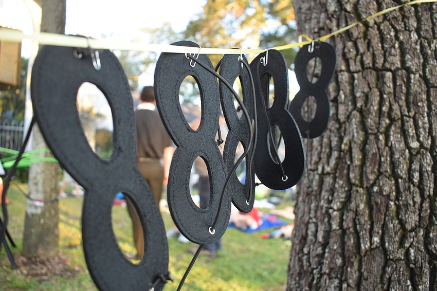 The kids got to put on their own superhero masks.