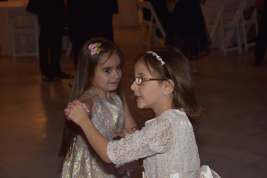 Gabriella Mendes and Ava Prima dance together.