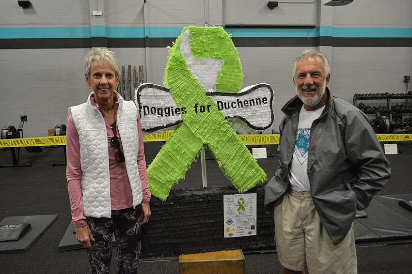 Sarasota's Sue and Tony Smith are snowbirds who were enjoying the warm weather for the race.