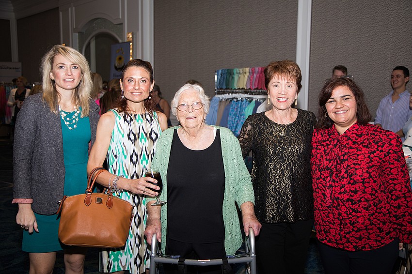 Lisa Berg, Jeanne Minnear, Jean Mahler, Jane Mahler and Affie Benson