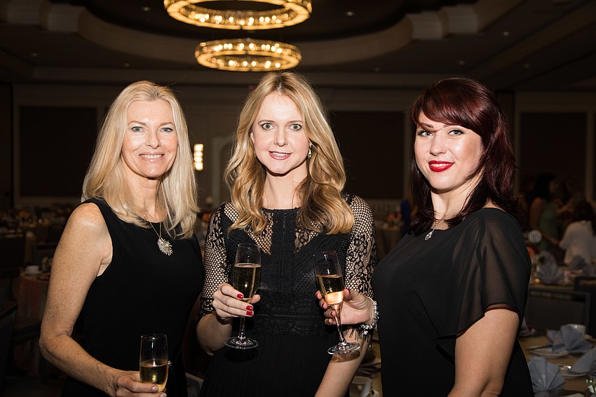 Laura Staples, Valentina Zawrothy and Mila Rysniuk