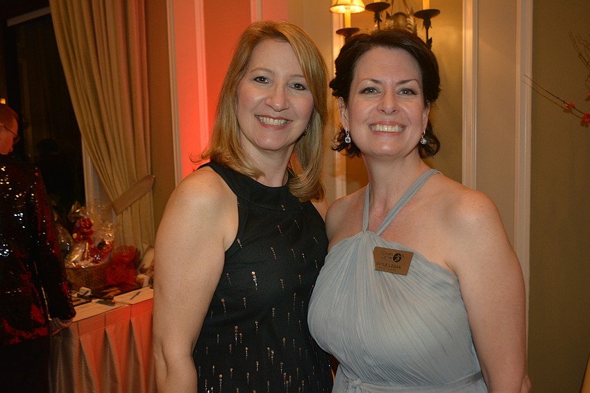 Lakewood Ranch's Margo Lovett and Players board member Gayle Logan are excited plans for the new theater complex in Waterside Place are moving forward.