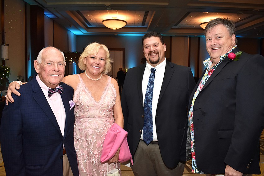 Tom and Denise Ryan with Jeff Rubin and Jeff Esham