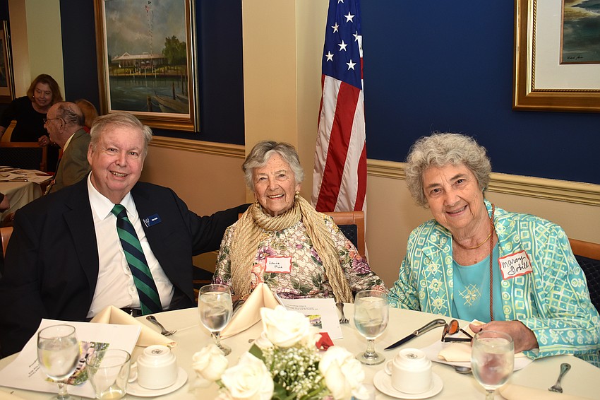 Tom Jones, Louise Rich and Marcy Gobell