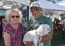 Marie and Ray Wilhem with Sophie