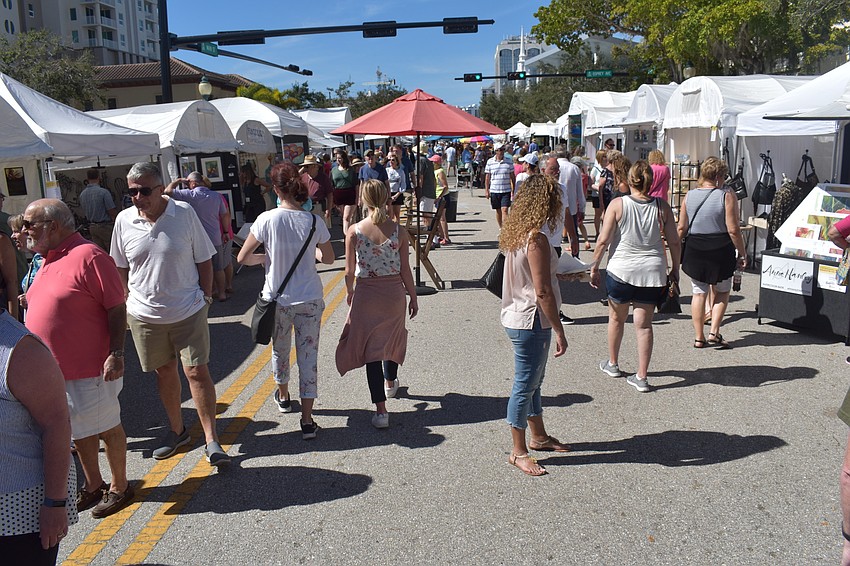 Sarasotans came out in droves to support the festival.