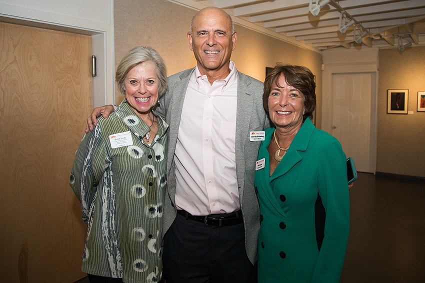 Roxie Jerde, Charlie Huisking and Executive Director Suzanne Seiter