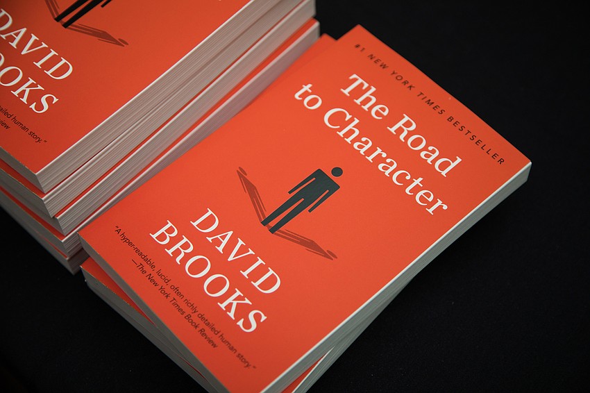 Guests could purchase Brooks' book and have him sign it after the luncheon.