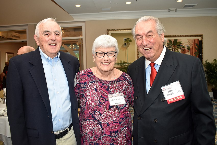 Tom and Bev Buckman and Republican Club of Longboat Key President Joe McElmeel
