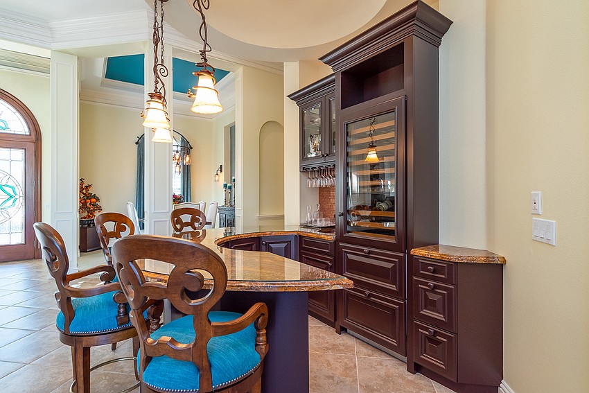 The home is being sold with furnishings.