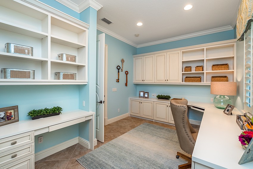 The four-bedroom home was built by Anchor Builders.