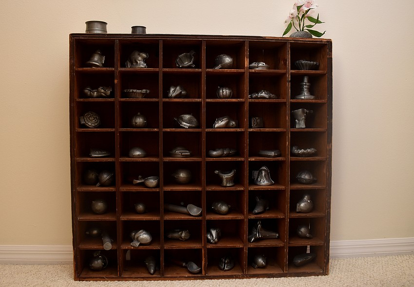 Ruth Maass has her mother’s collection of ice cream molds upstairs.
