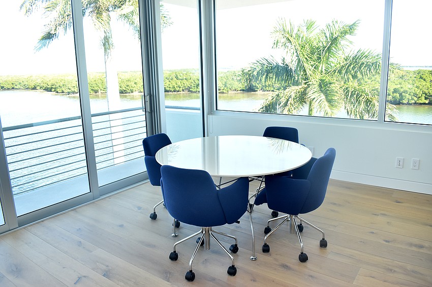 An office space is available upstairs.