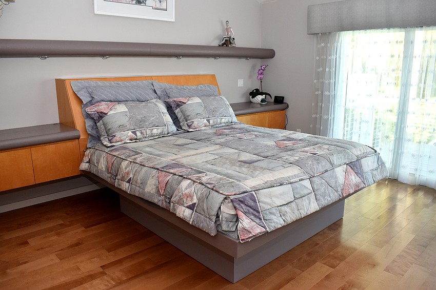 A lot of the furniture, and even this comforter, is from the previous owner.