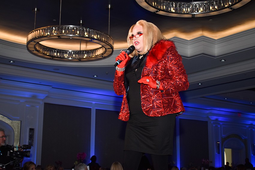 Joan Rivers, akak Matthew McGee, made guests laugh throughout the show.