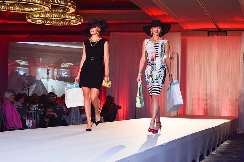 The second part of the show had all models wearing hats.