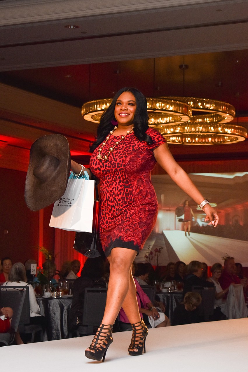 The second part of the show had all models wearing hats.