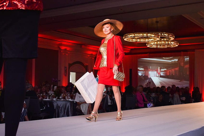 The second part of the show had all models wearing hats.