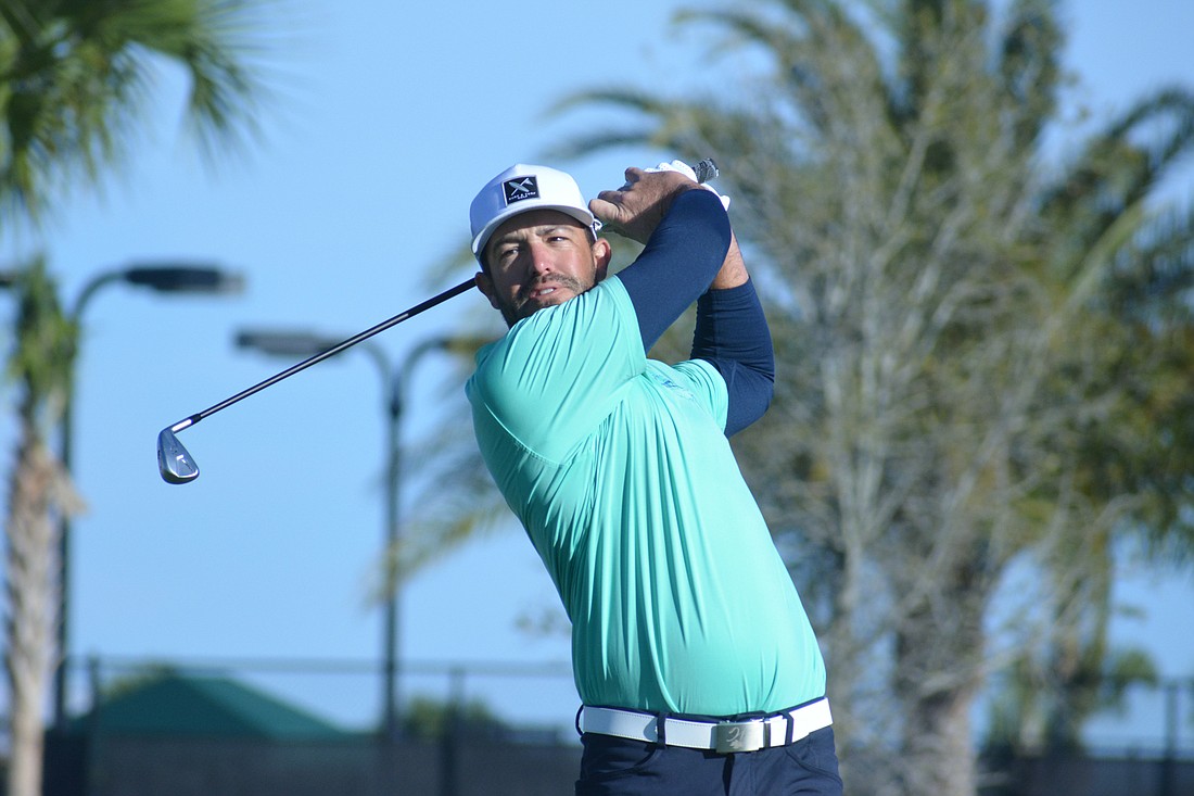 Seath Lauer shot one under par at the first round of the LECOM Suncoast Classic.