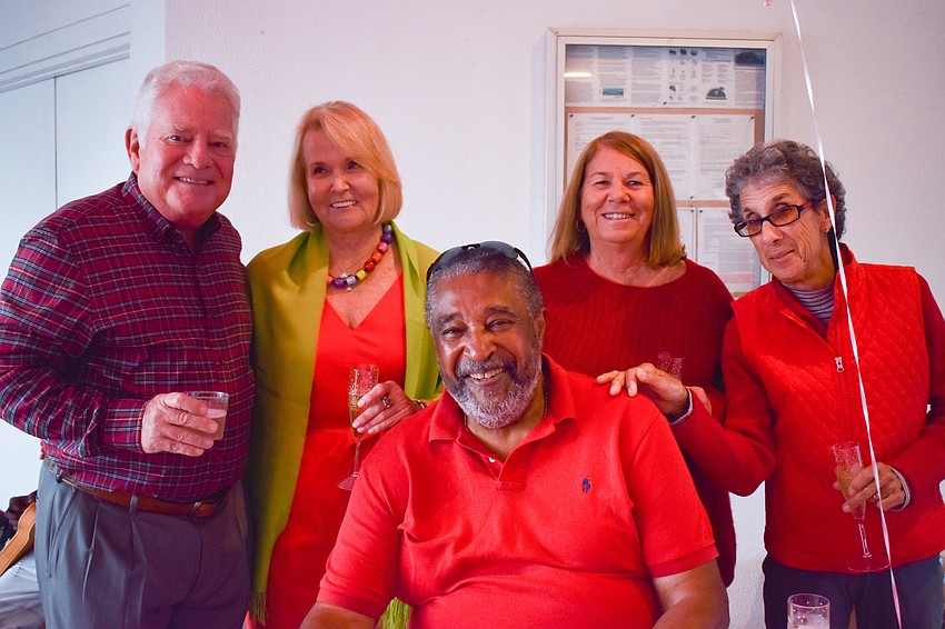 Bill Bishop, Marlene McBrier, Bob Russell, Cathy Bishop and Mac Spitzer