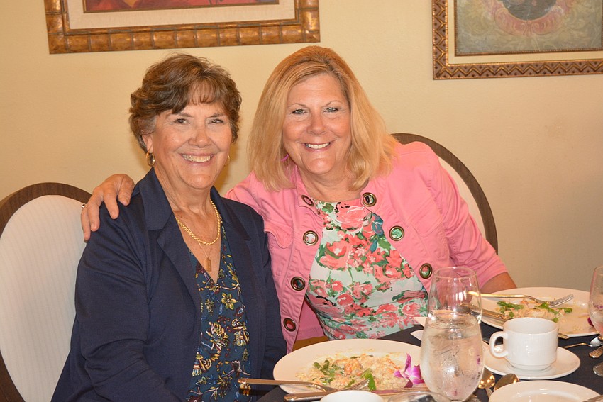 Peridia residents Janice Sanburn and Pyllis Marchesi came as guests. Marchesi celebrated her 84th birthday by attending the event with friends.