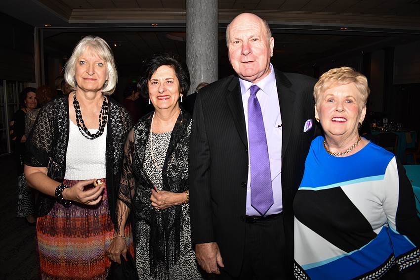 Debbie Johnson, Rose Mary Sette, Martin and Philoena Bebereaux