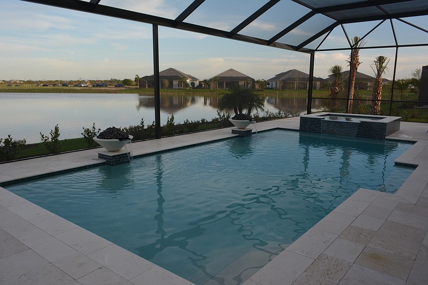 Many of the huge lanais have beautiful lake views.