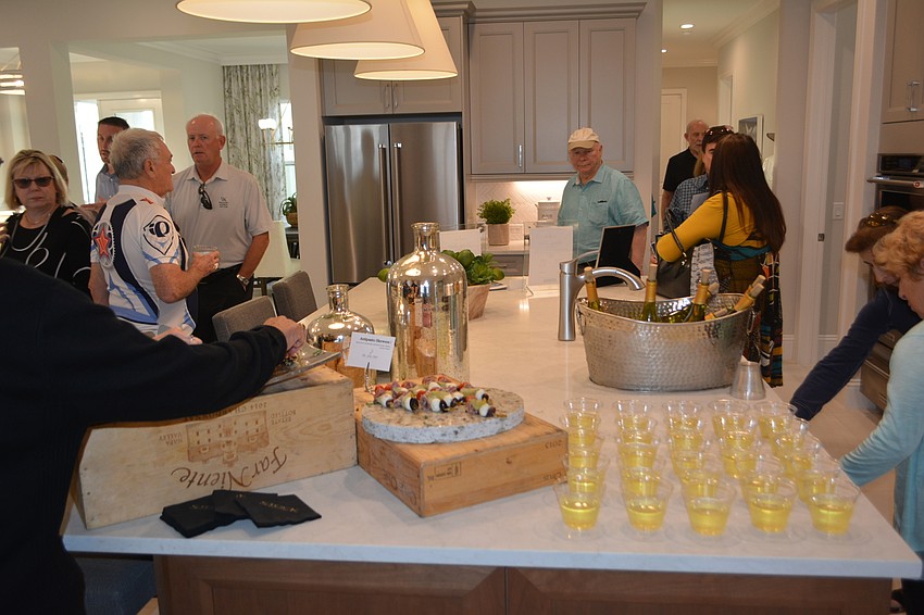 The kitchens offer plenty of room for entertaining whether that means friends or a grand opening crowd.