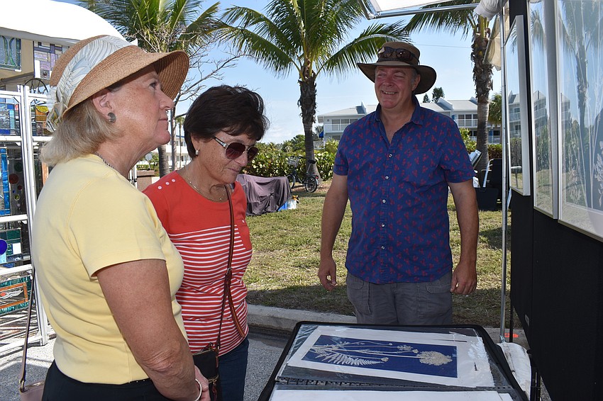 Betsy Frazier and Ellen Lotz take a look at Artist Steve Peaslee's art.