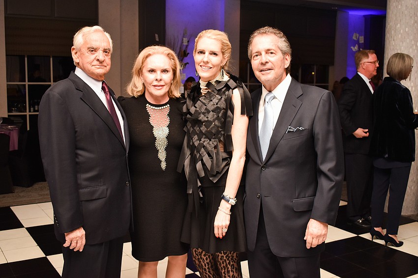 Honorary Co-Chairs and Co-Founder Ira and Lee Barsky with Shelley and Co-Founder Edward H. Sarbey