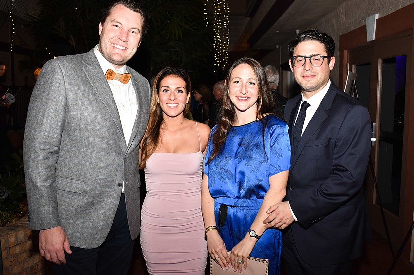 Chad and Tatyana Stewart with Rachel and Evan Benderson