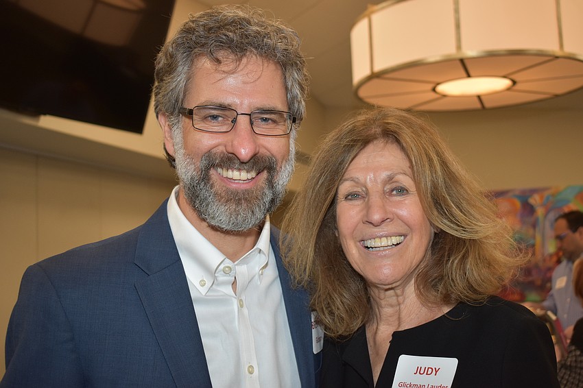 Rabbi Brenner Glickman and Judy Glickman Lauder