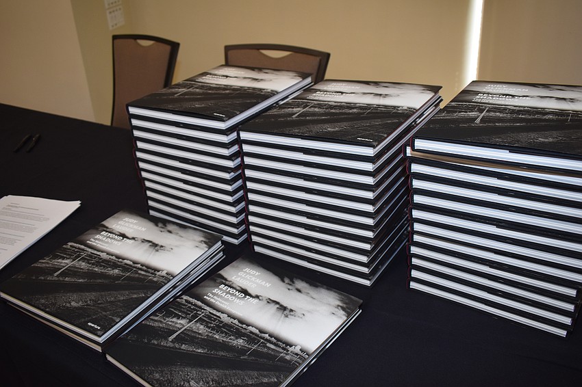 The books were available to be signed.