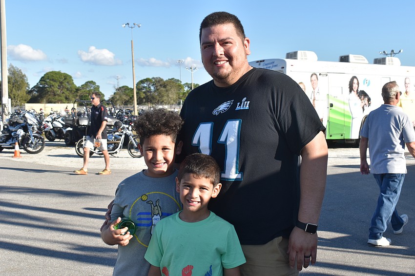 Julian Vergara, Isaiah Vergara and Patrick Vergara