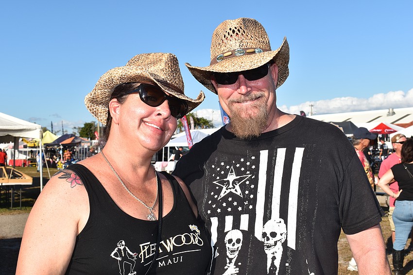 Heather Mills and Mark Luchte