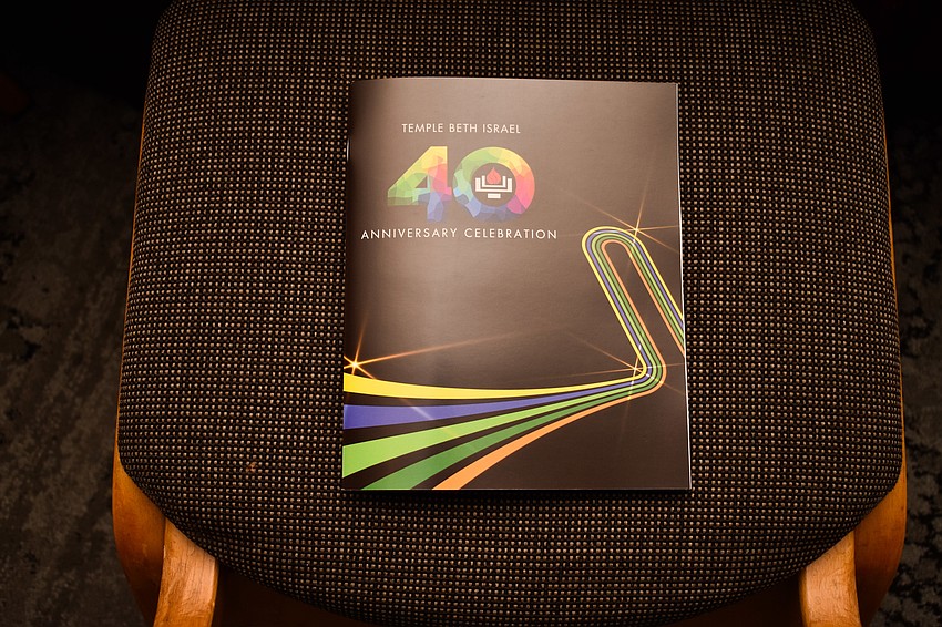 The gala celebrated the temple's 40th anniversary.