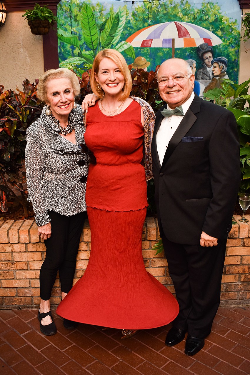 Molly Schechter, Emily Walsh and Executive Director Isaac Azerad